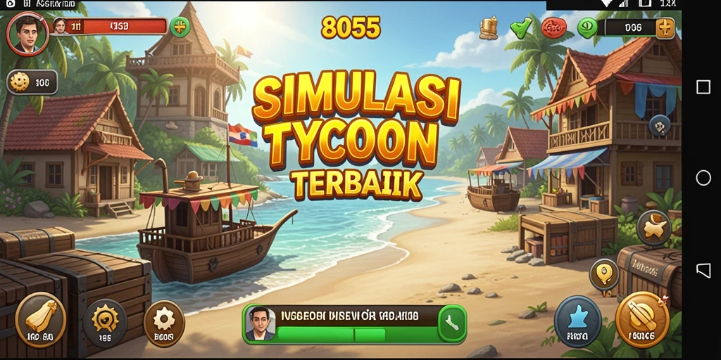 Tampilan gameplay menarik dari 8055 dalam genre Tycoon.