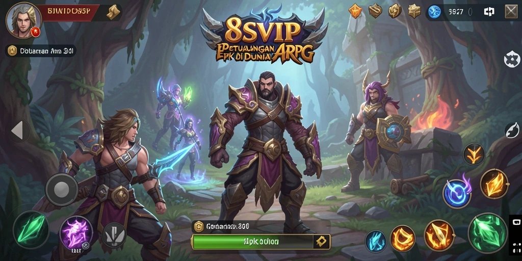 Tampilan gameplay ARPG yang seru dan mendebarkan di 8SVIP.