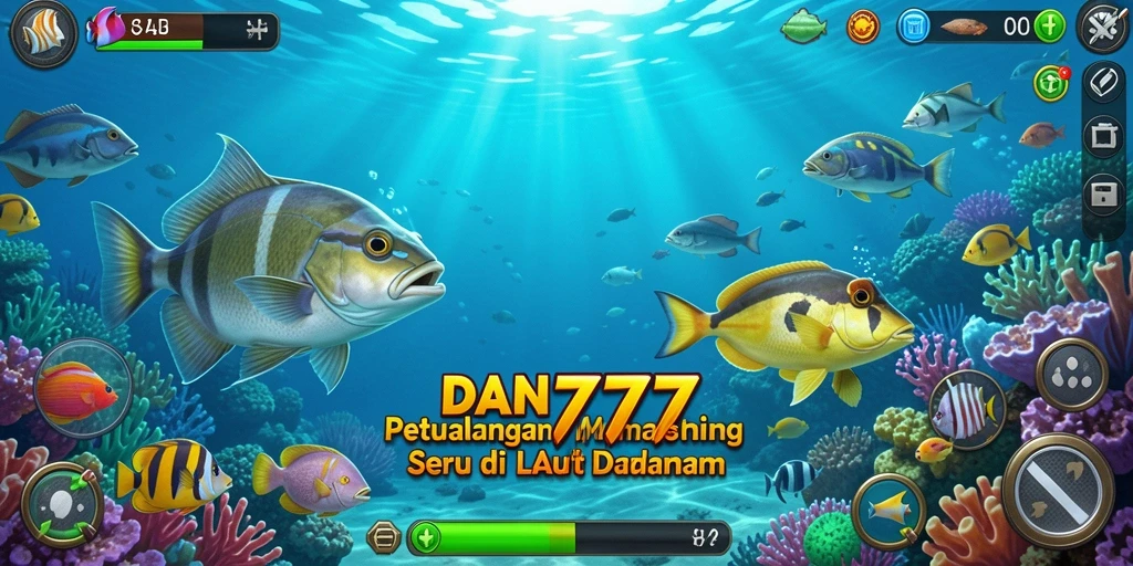 Screenshot gameplay DAN777 menunjukkan aksi memancing yang seru dan menantang.