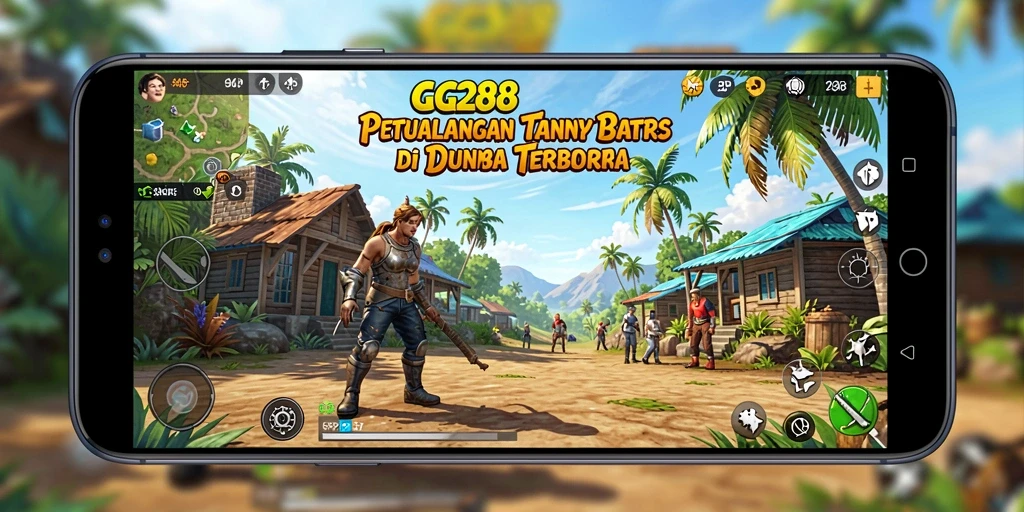 Tampilan gameplay GG288 di dunia terbuka yang luas dan menakjubkan.