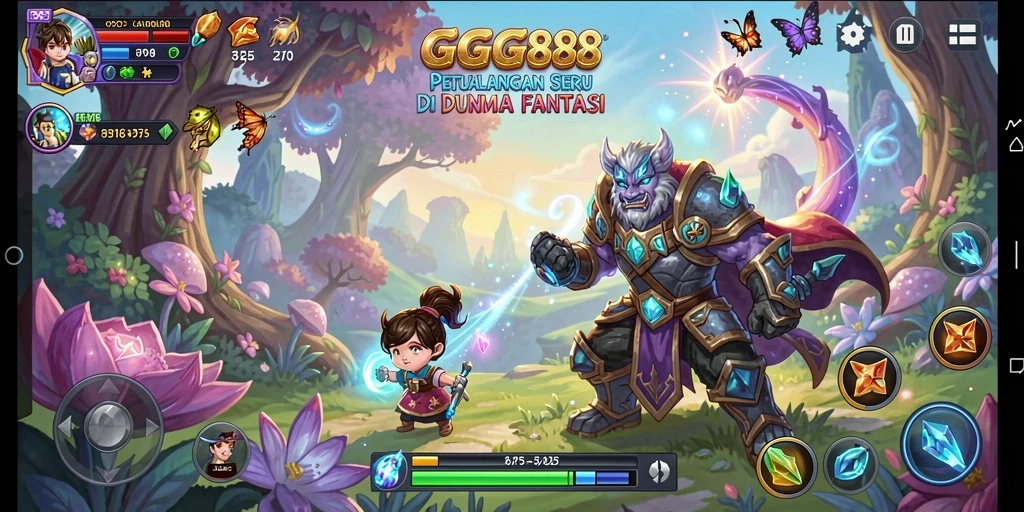 Screenshot GGG888 menampilkan aksi petualangan yang seru.