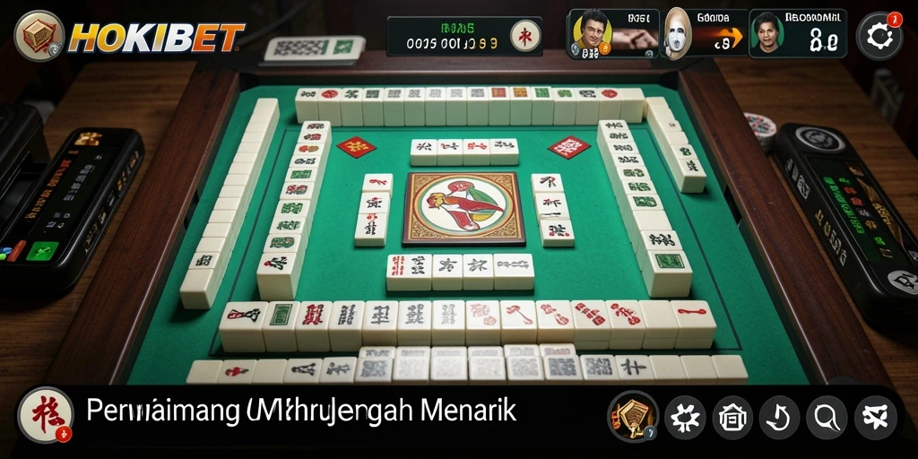 Tampilan menarik dari gameplay HOKIBET yang penuh tantangan Mahjong.