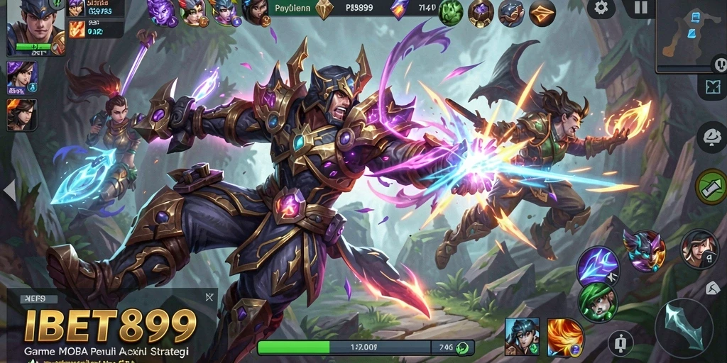 Gameplay seru dari IBET899 dengan aksi MOBA yang mendebarkan.