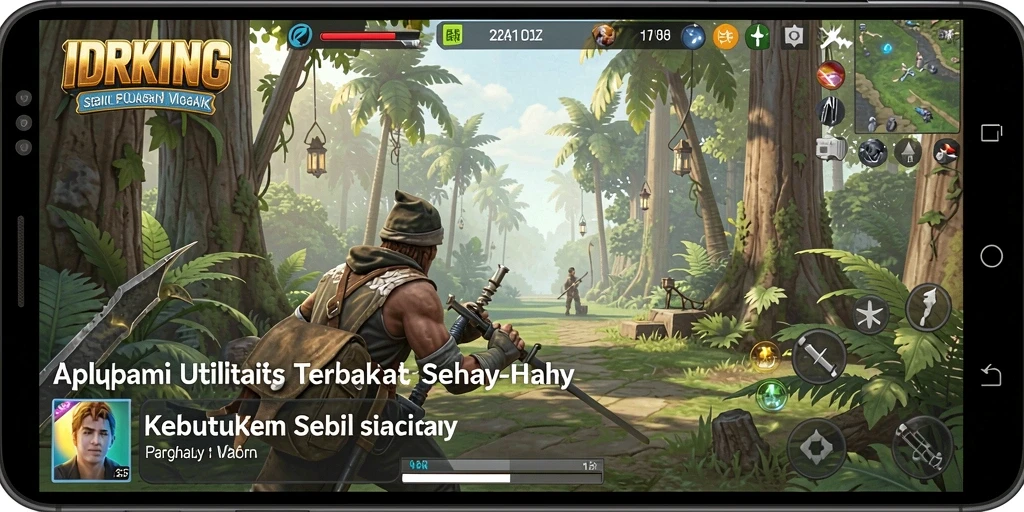 Tampilan screenshot utama IDRKING dengan fitur utilitas modern.