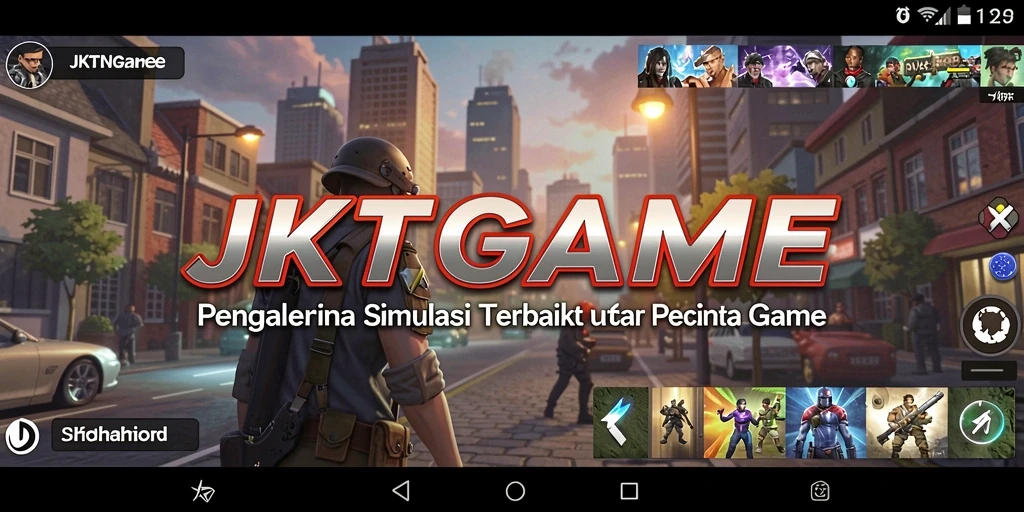 Tampilan gameplay JKTGAME menampilkan simulasi yang menarik dan mendetail.