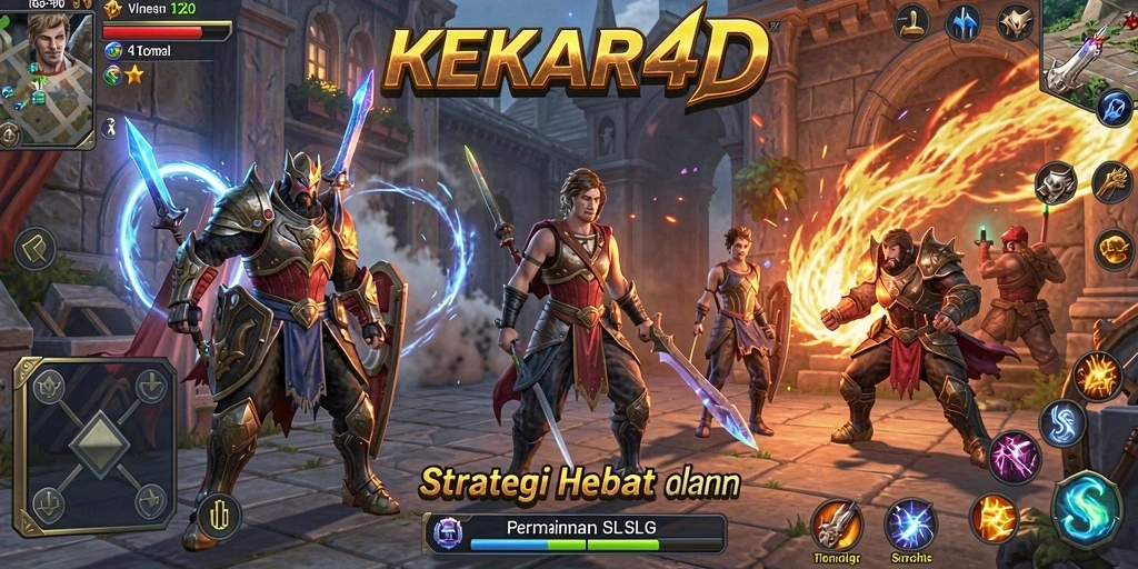 Tampilan gameplay KEKAR4D menampilkan pembangunan kerajaan yang strategis.