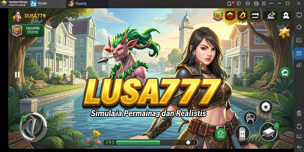 Tampilan gameplay LUSA777 yang menarik dengan interaksi sosial.