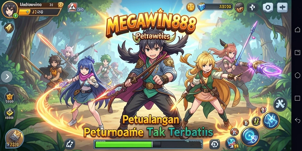Menggambarkan pertarungan seru dalam dunia Anime.