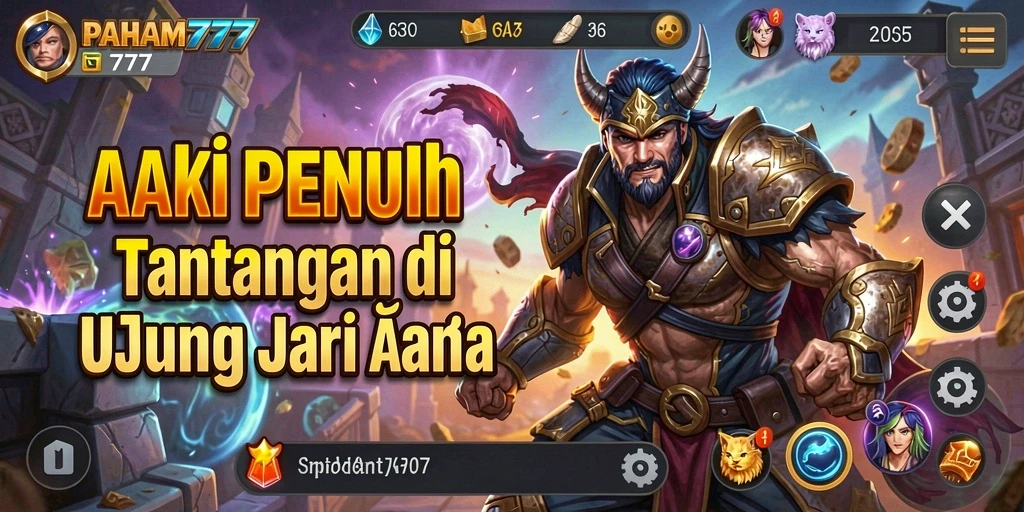 Tampilan gameplay PAHAM777 yang mendebarkan dan penuh aksi.