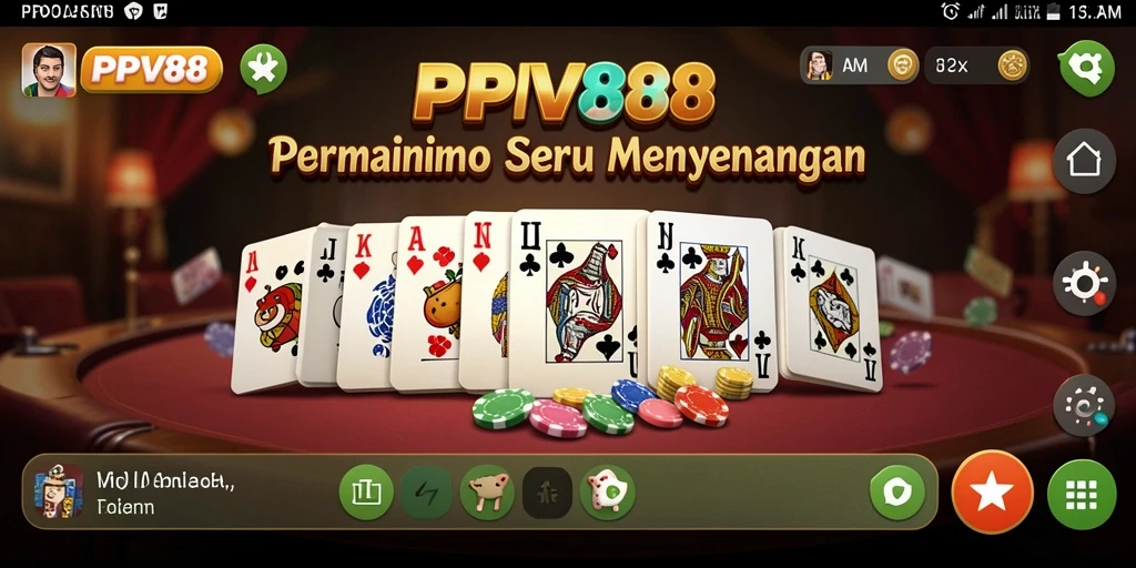 Screenshot utama PPV88 menampilkan gameplay seru Domino yang mendebarkan.