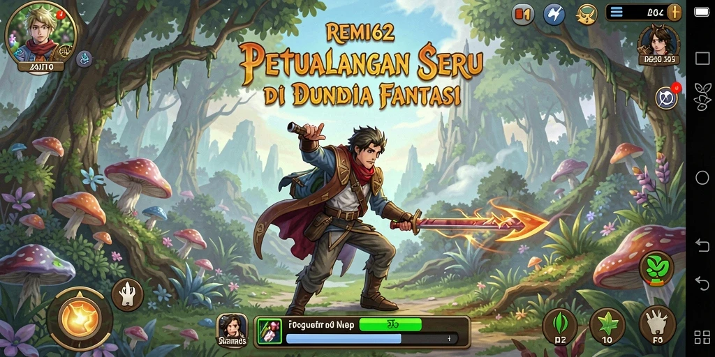 Tampilan gameplay REMI62 yang menakjubkan dan penuh petualangan.
