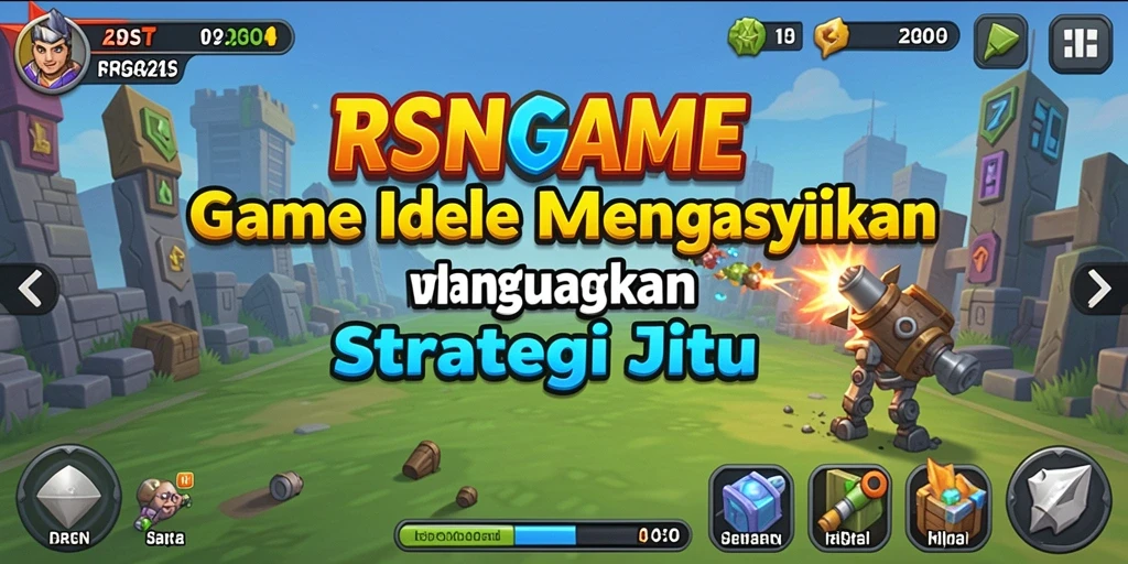 Screenshot gameplay RSNGAME menampilkan karakter menarik dan antarmuka yang mudah digunakan.