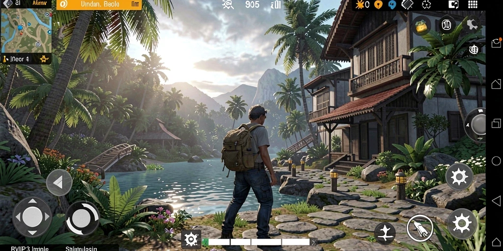 Tangkapan layar menunjukkan gameplay imersif dan interaksi karakter dalam RVIP3.