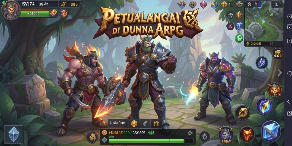 Tampilan gameplay seru dan mendebarkan di SVIP4.