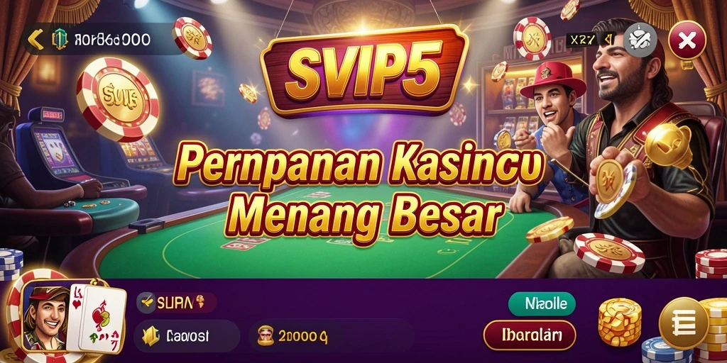 Tampilan gameplay Kasino yang mendebarkan di SVIP5.