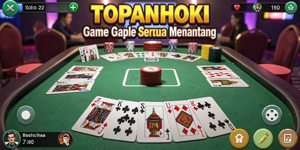 Gameplay menarik Gaple di TOPANHOKI